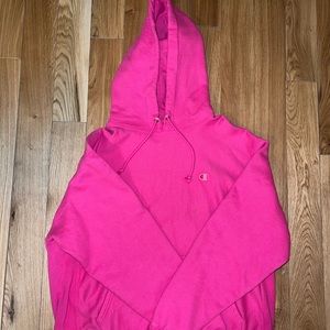 PINK CHAMPION HOODIE
